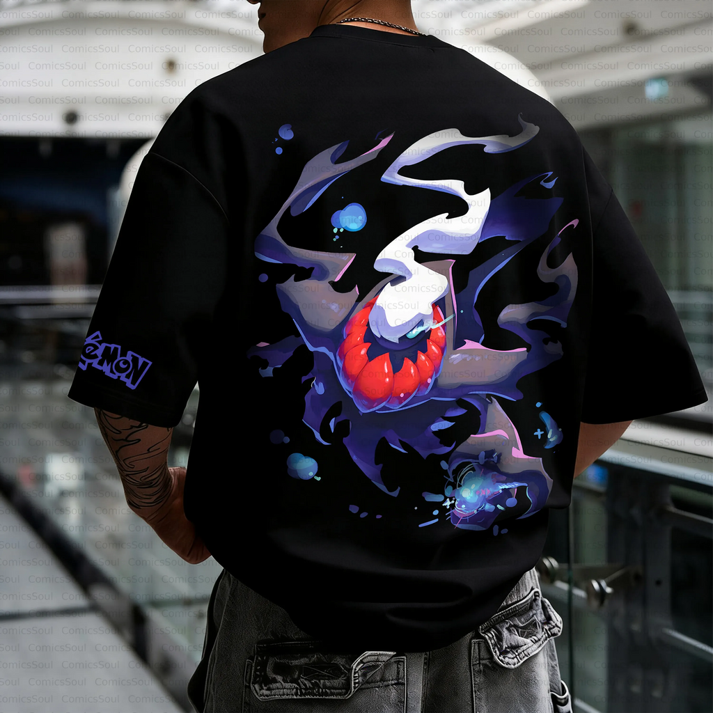 PKM-Unisex Anime Inspired Vintage T-Shirt