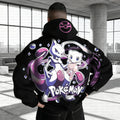 PKM-Unisex Anime Inspired Vintage Plush Hoodie