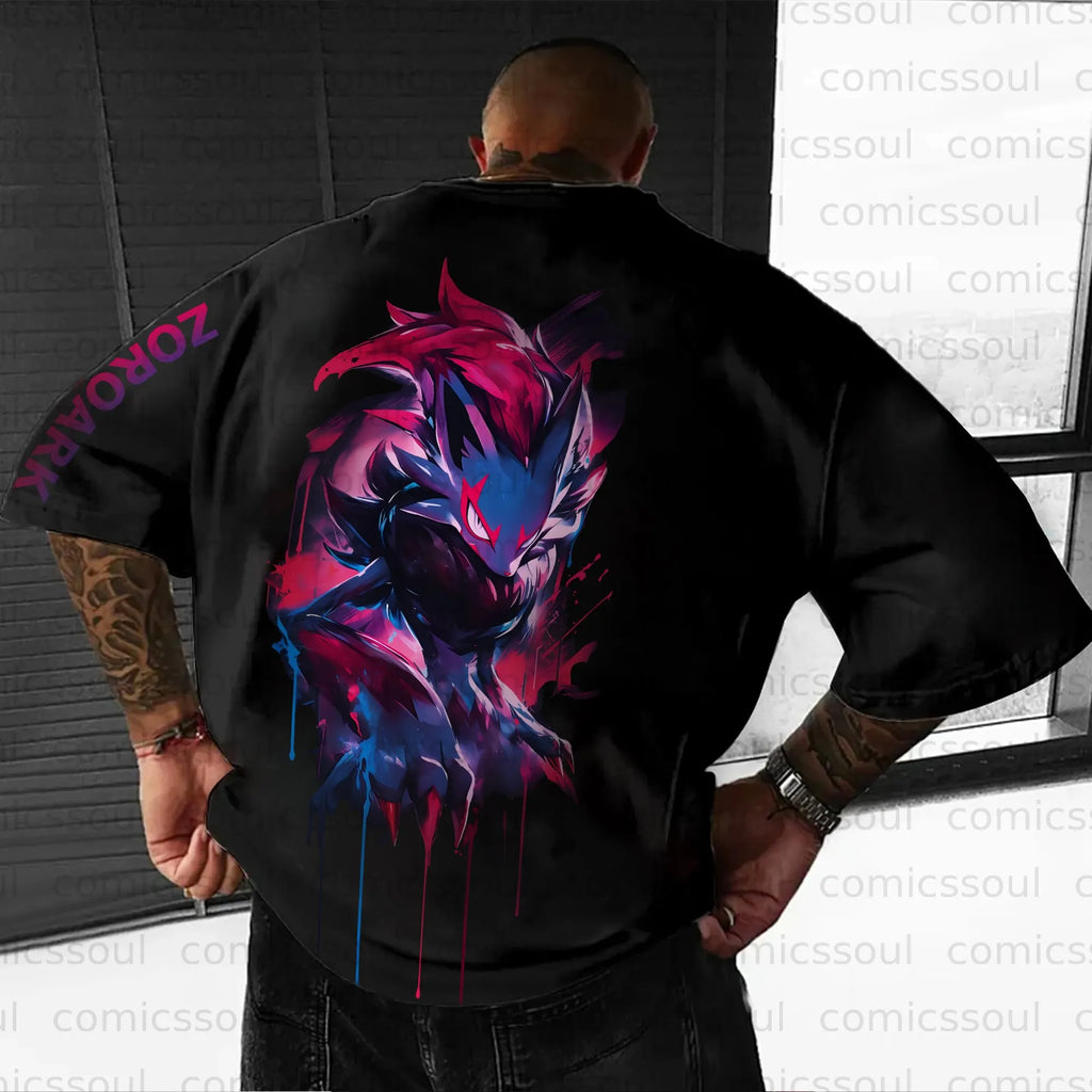 PKM-Unisex Anime Inspired Vintage T-Shirt