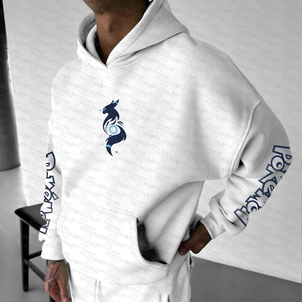 PKM-Unisex Anime Graphic Streetwear Vintage Hoodie