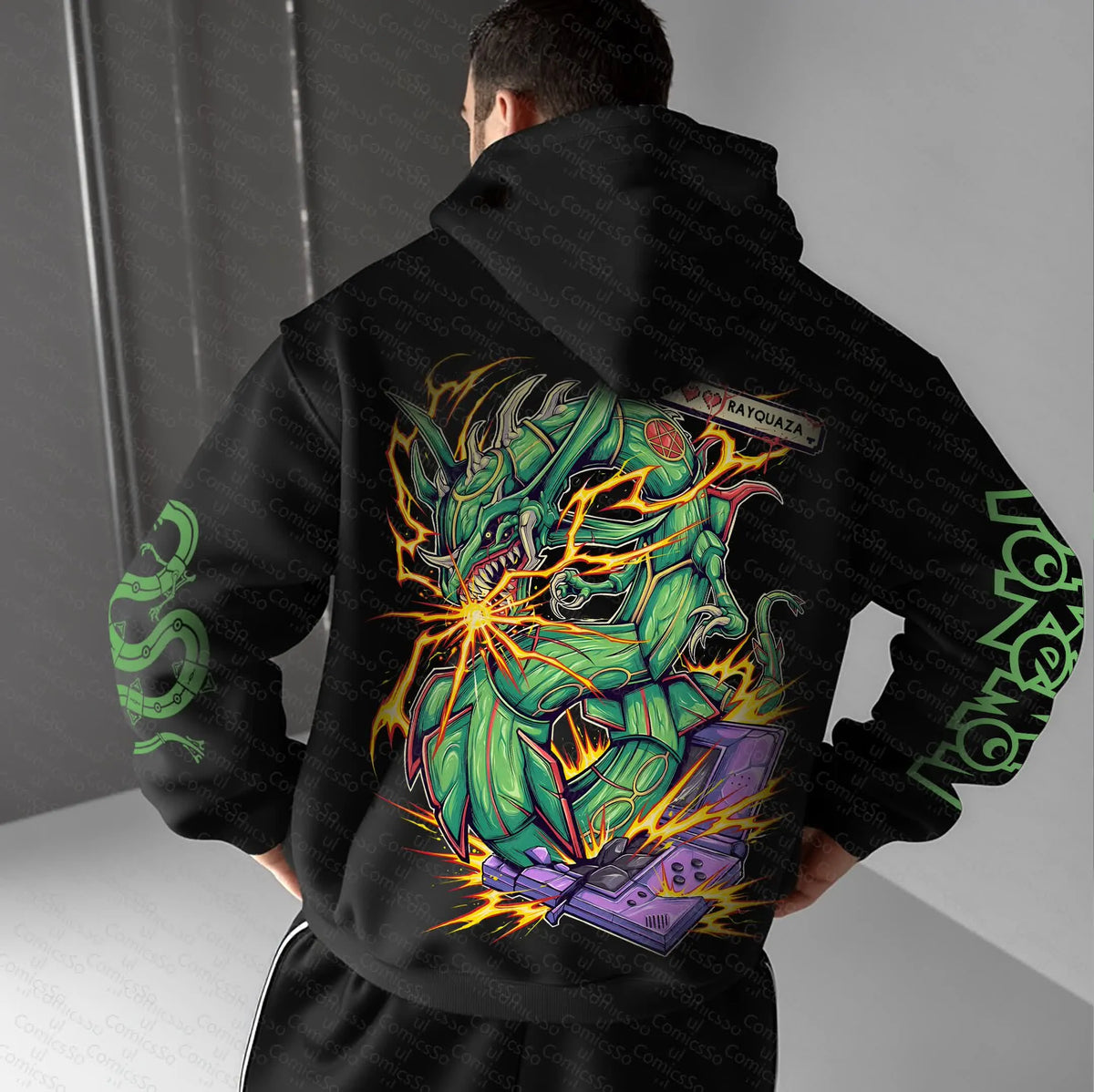 PKM-Unisex Anime Graphic Streetwear Vintage Hoodie