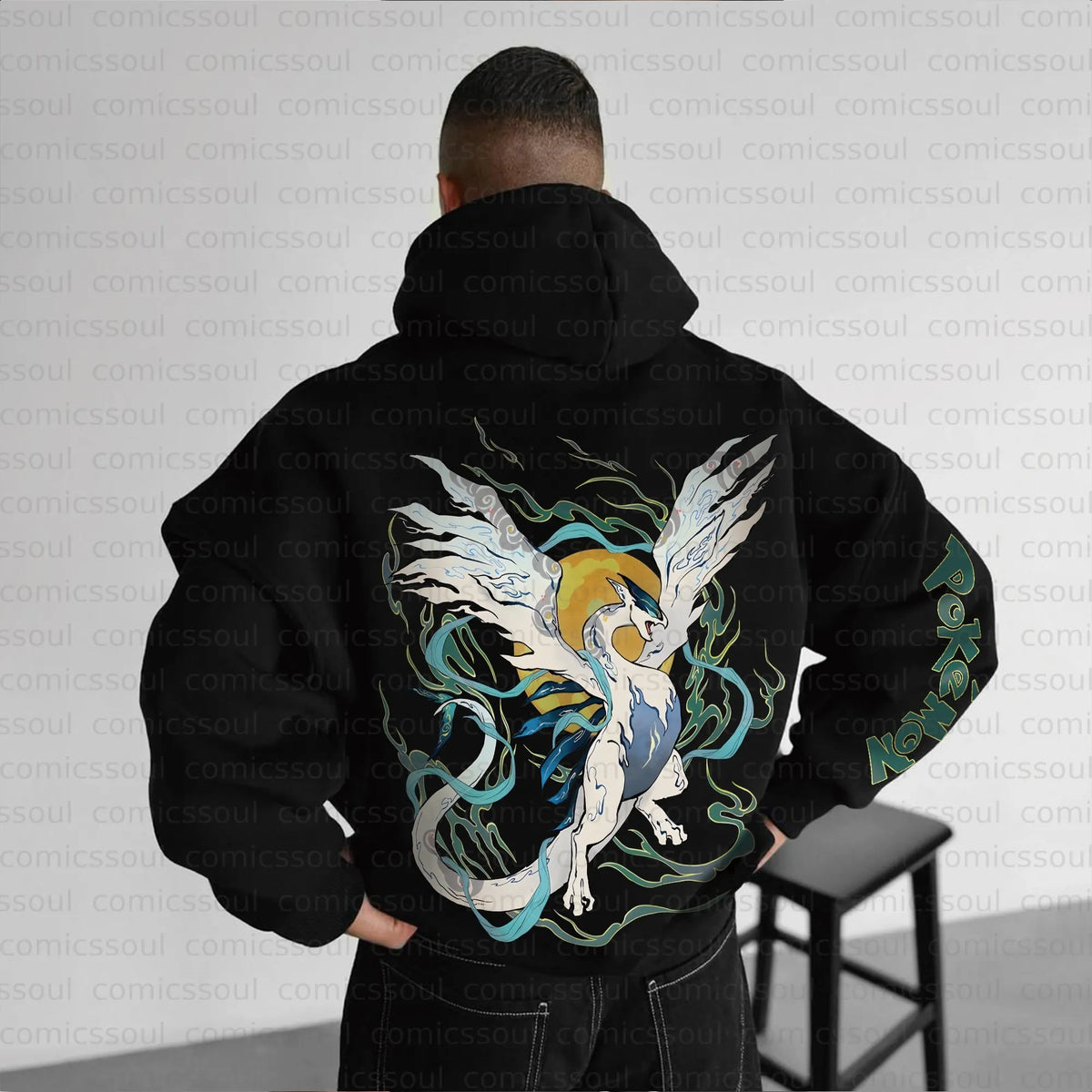 PKM-Unisex Anime Graphic Streetwear Vintage Hoodie