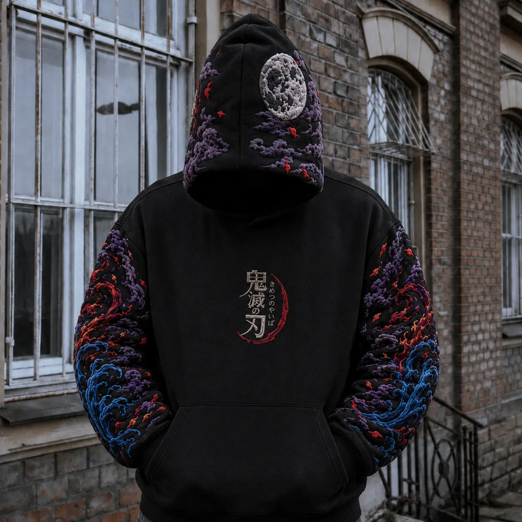 KNY Vintage Anime Print Hoodie