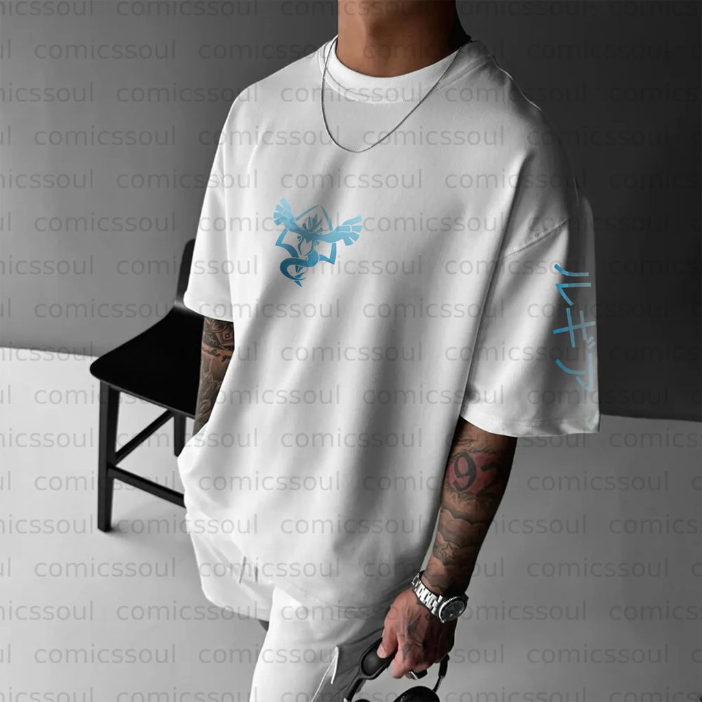 PKM-Unisex Anime Inspired Vintage T-Shirt