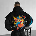 PKM-Unisex Anime Graphic Streetwear Vintage Hoodie