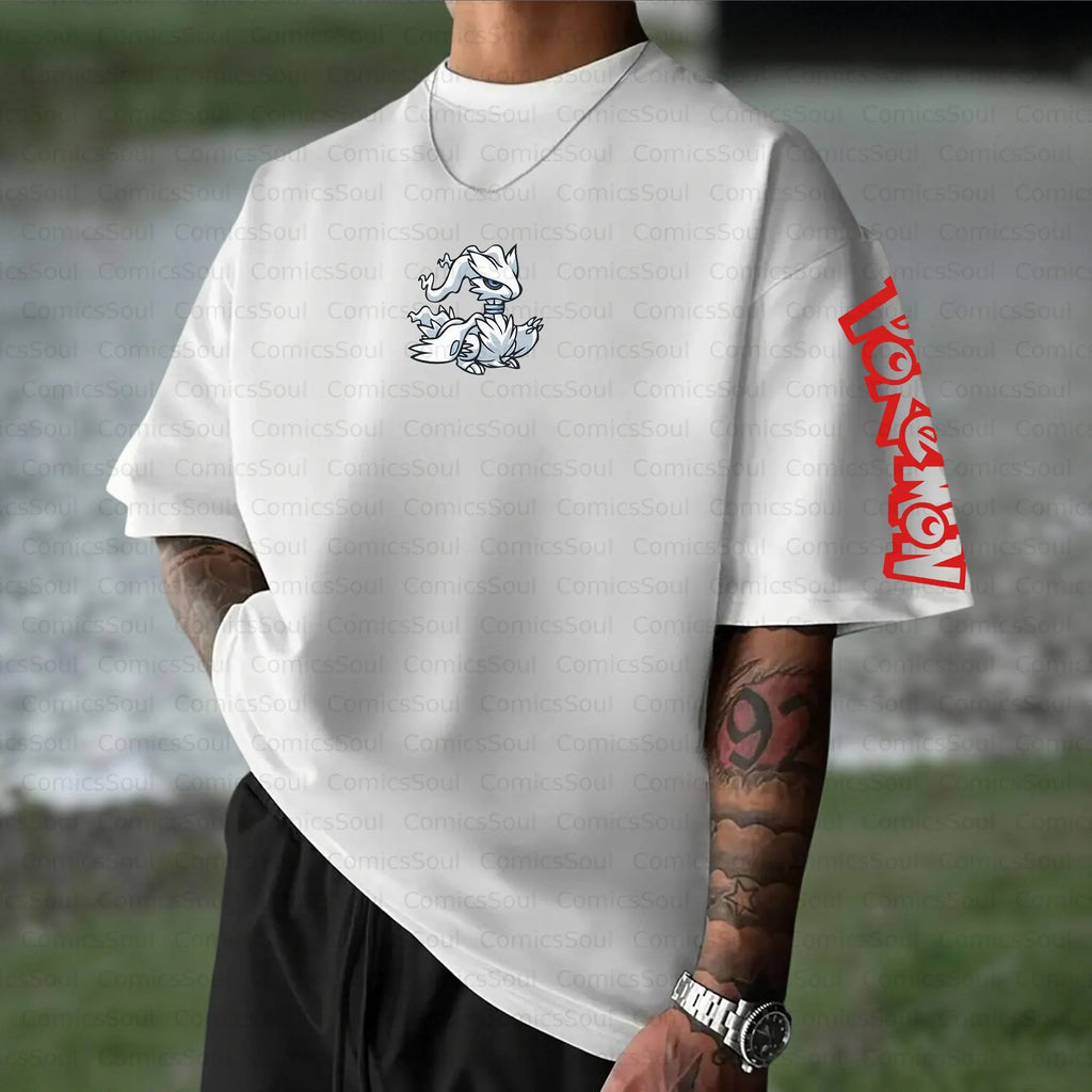 PKM-Unisex Anime Inspired Vintage T-Shirt