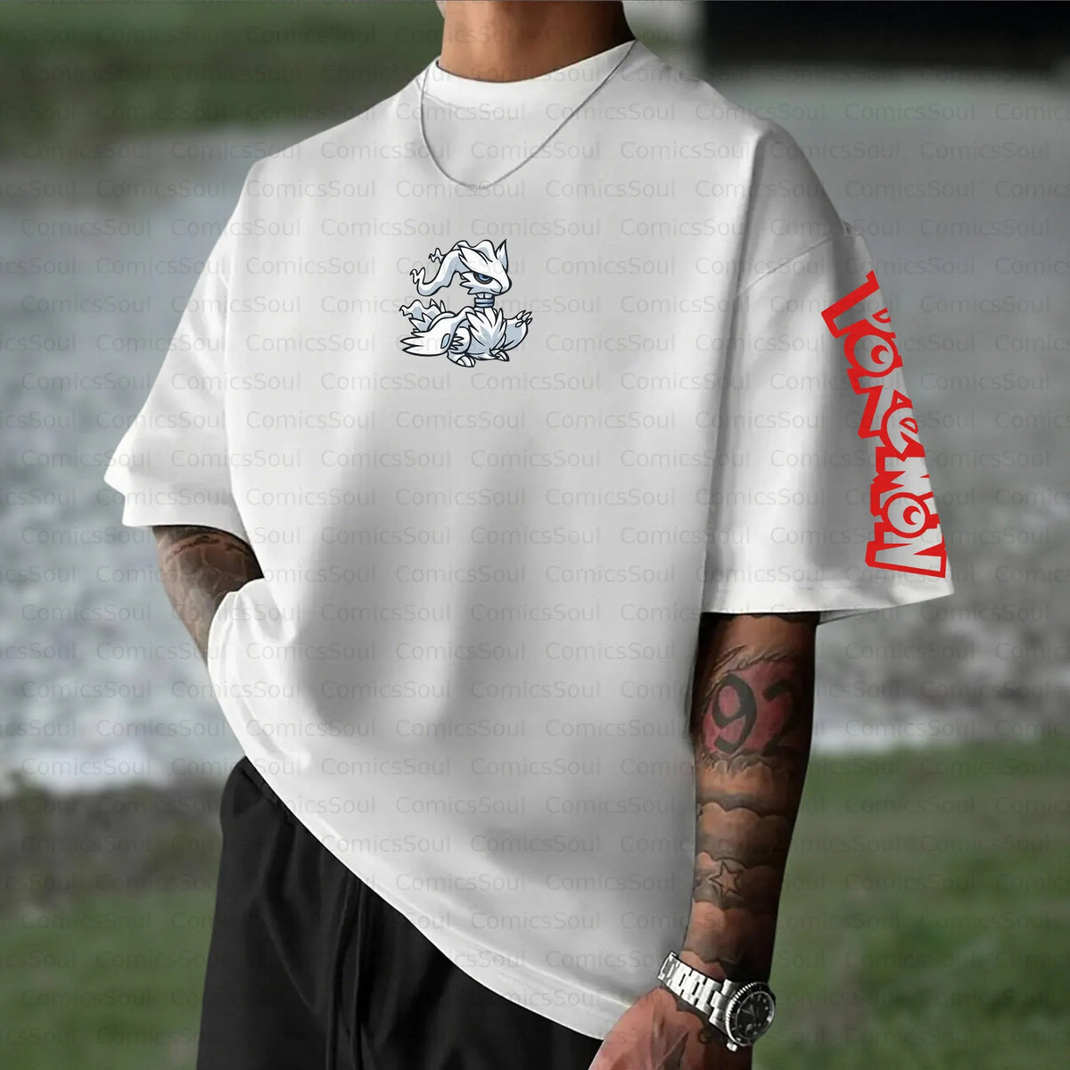 PKM-Unisex Anime Inspired Vintage T-Shirt