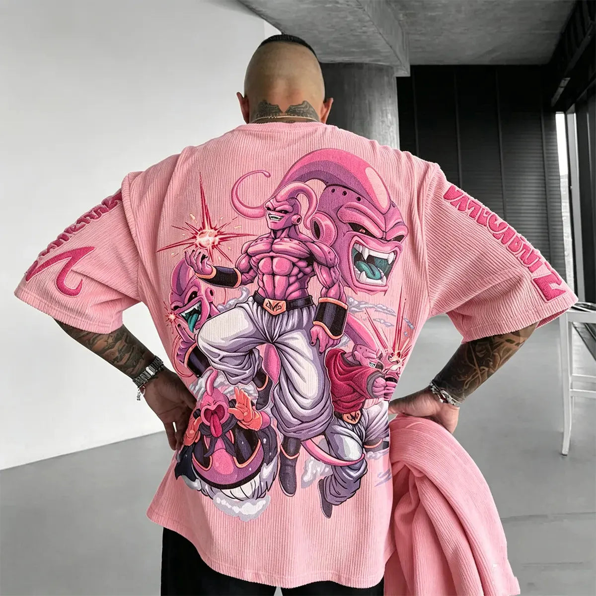 Dragon Ball Unisex Anime Inspired Vintage Corduroy T-Shirt