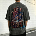 MK-Unisex Anime Inspired Vintage Washed T-Shirt