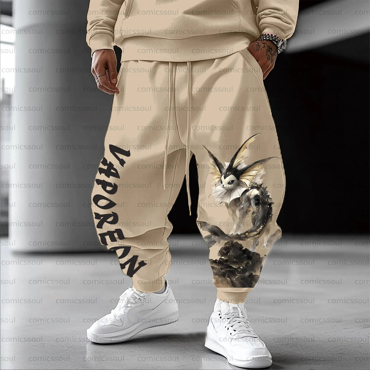 PKM-Unisex Anime Inspired Vintage Pants