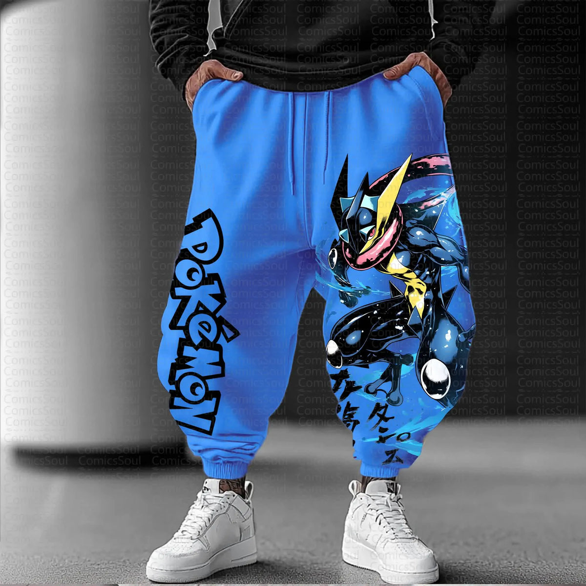 PKM-Unisex Anime Inspired Vintage Pants