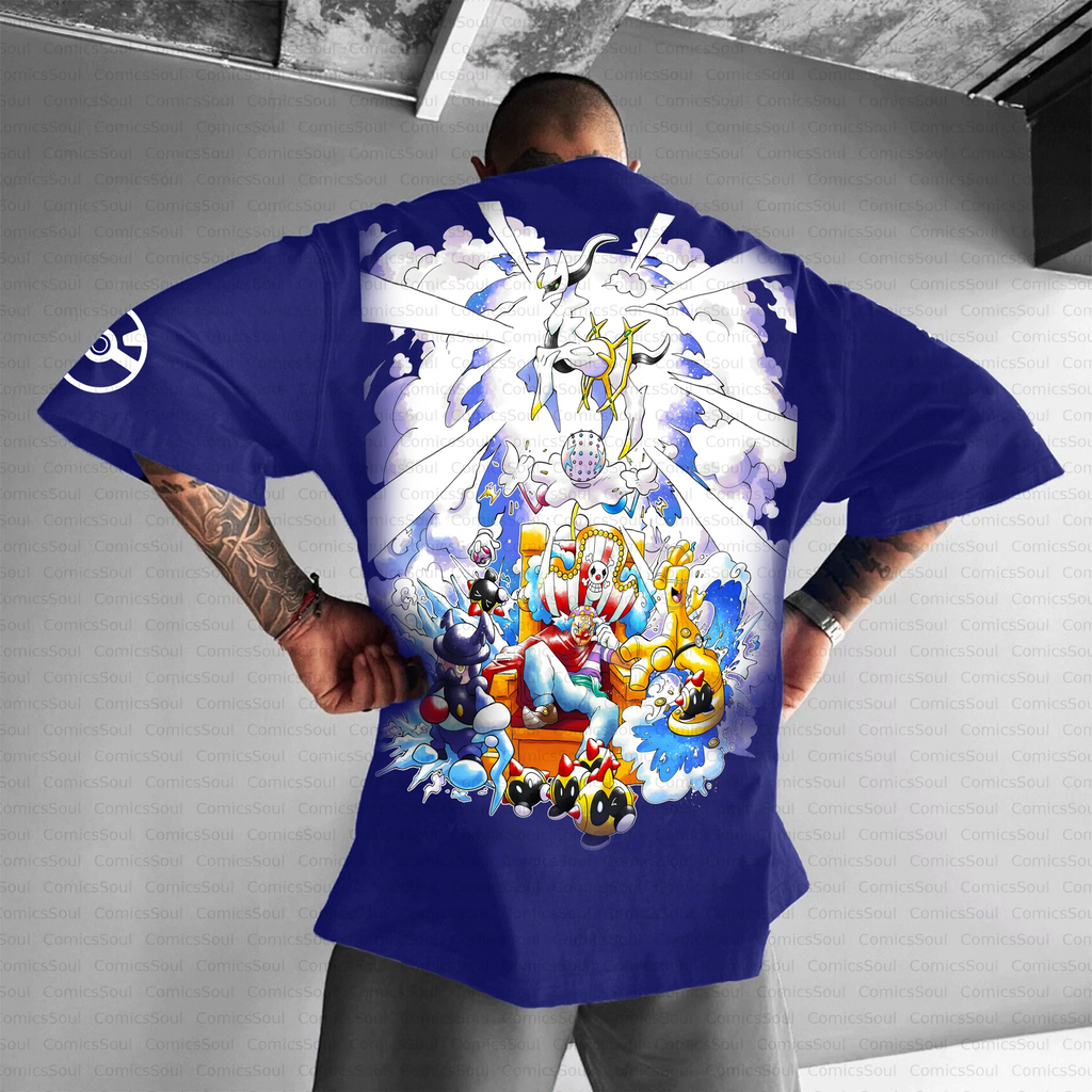 PKM-Unisex Anime Inspired Vintage T-Shirt