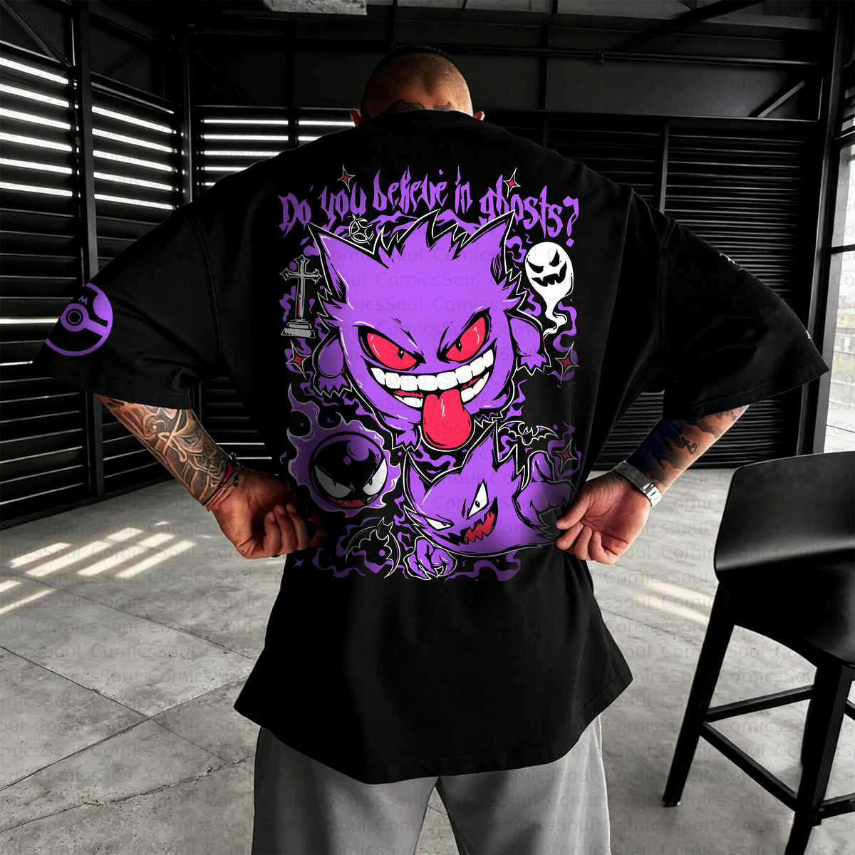 PKM-Unisex Anime Inspired Vintage T-Shirt