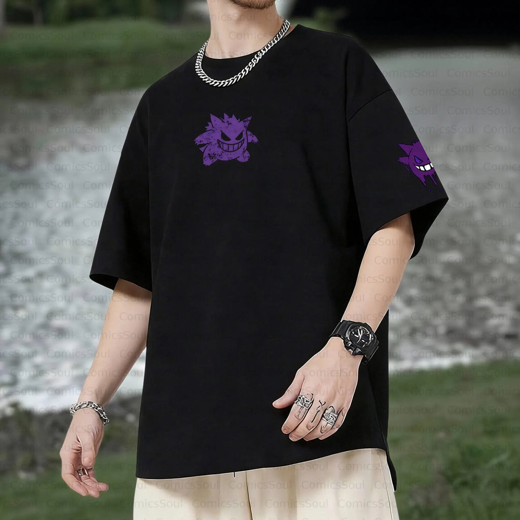 PKM-Unisex Anime Inspired Vintage T-Shirt