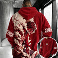 One Piece Unisex Retro Corduroy Hoodie With Anime-style Graphics
