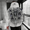 SL-Unisex Graphic Streetwear Vintage Plush Hoodie