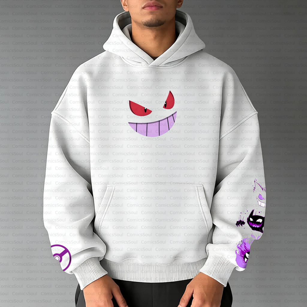 PKM-Unisex Anime Inspired Vintage Plush Hoodie