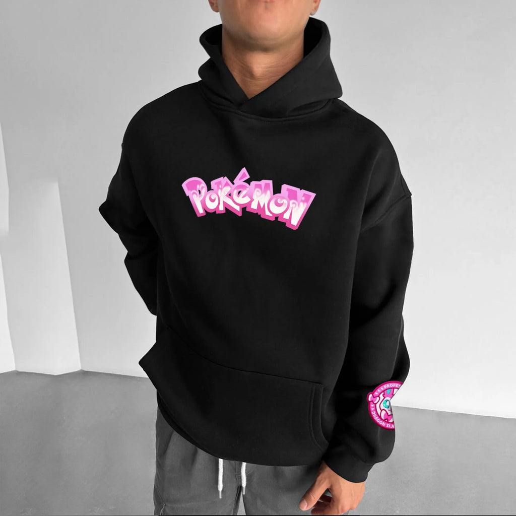 PKM-Unisex Anime Graphic Streetwear Vintage Hoodie