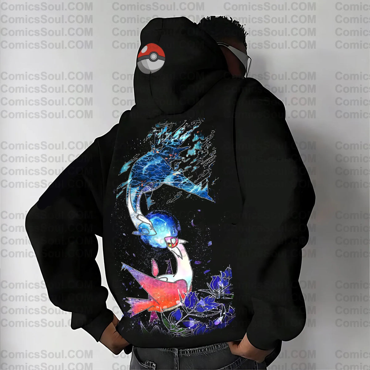 PKM-Unisex Graphic Streetwear Vintage Plush Hoodie