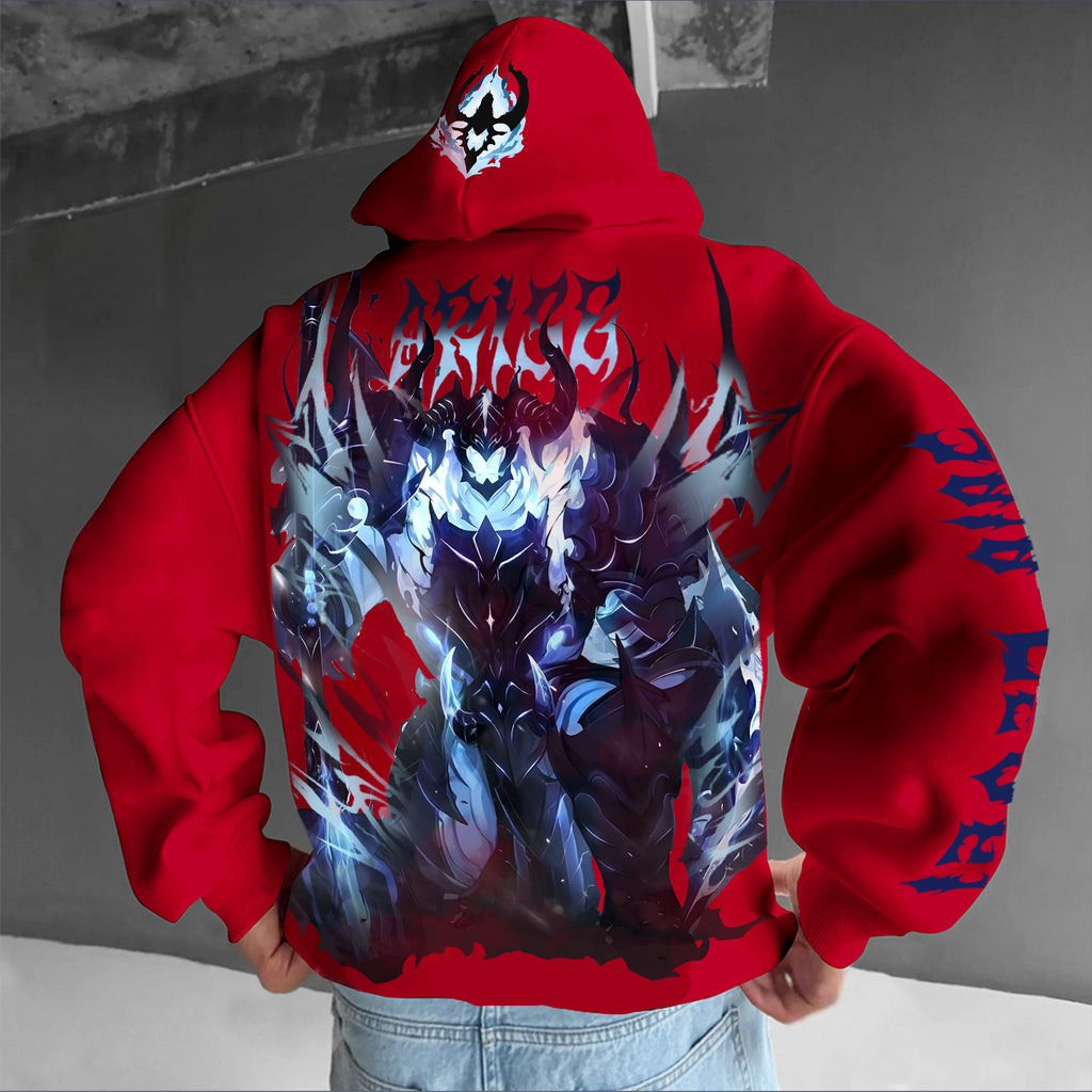 SL-Unisex Anime Graphic Streetwear Vintage Hoodie