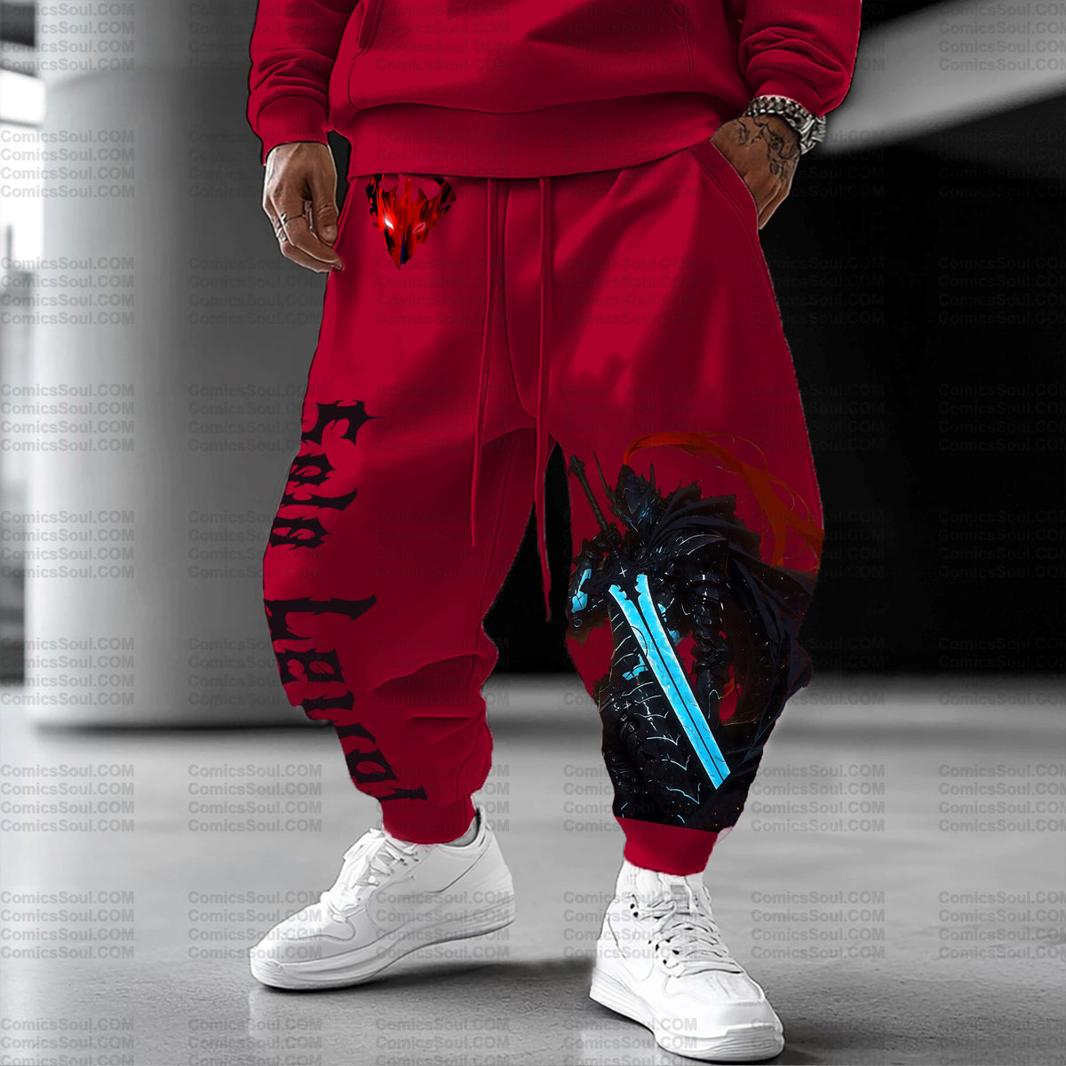 SL-Unisex Anime Inspired Vintage Plush Pants