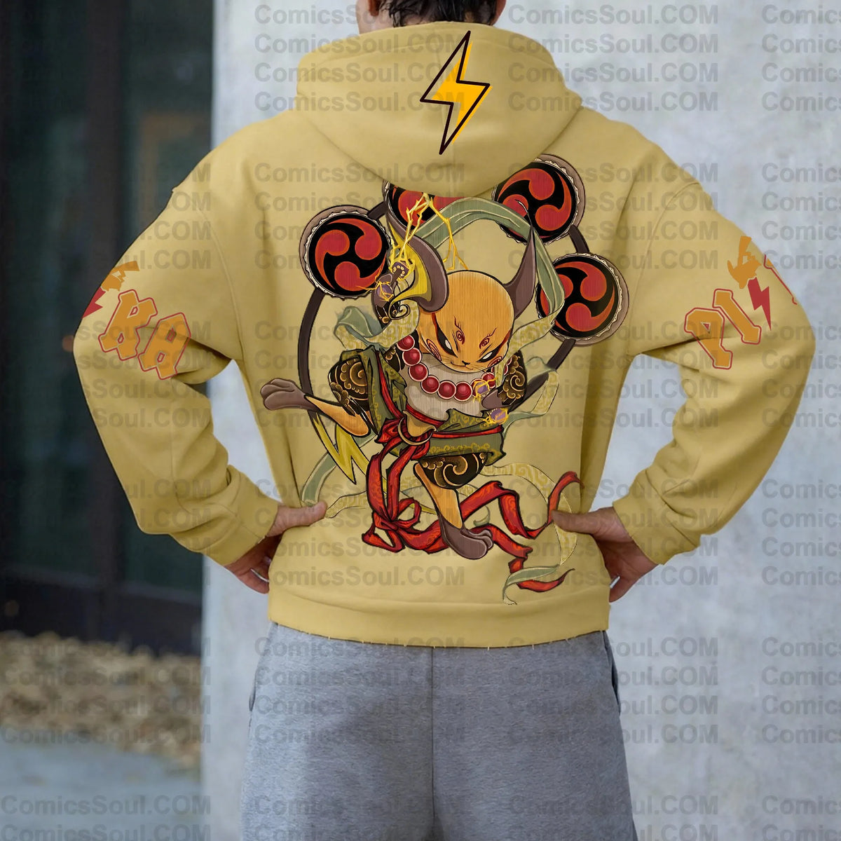 PKM-Unisex Graphic Streetwear Vintage Zipper Cardigan Plush Hoodie