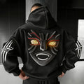 KNY Color-blocked Corduroy Hooded Sweatshirt