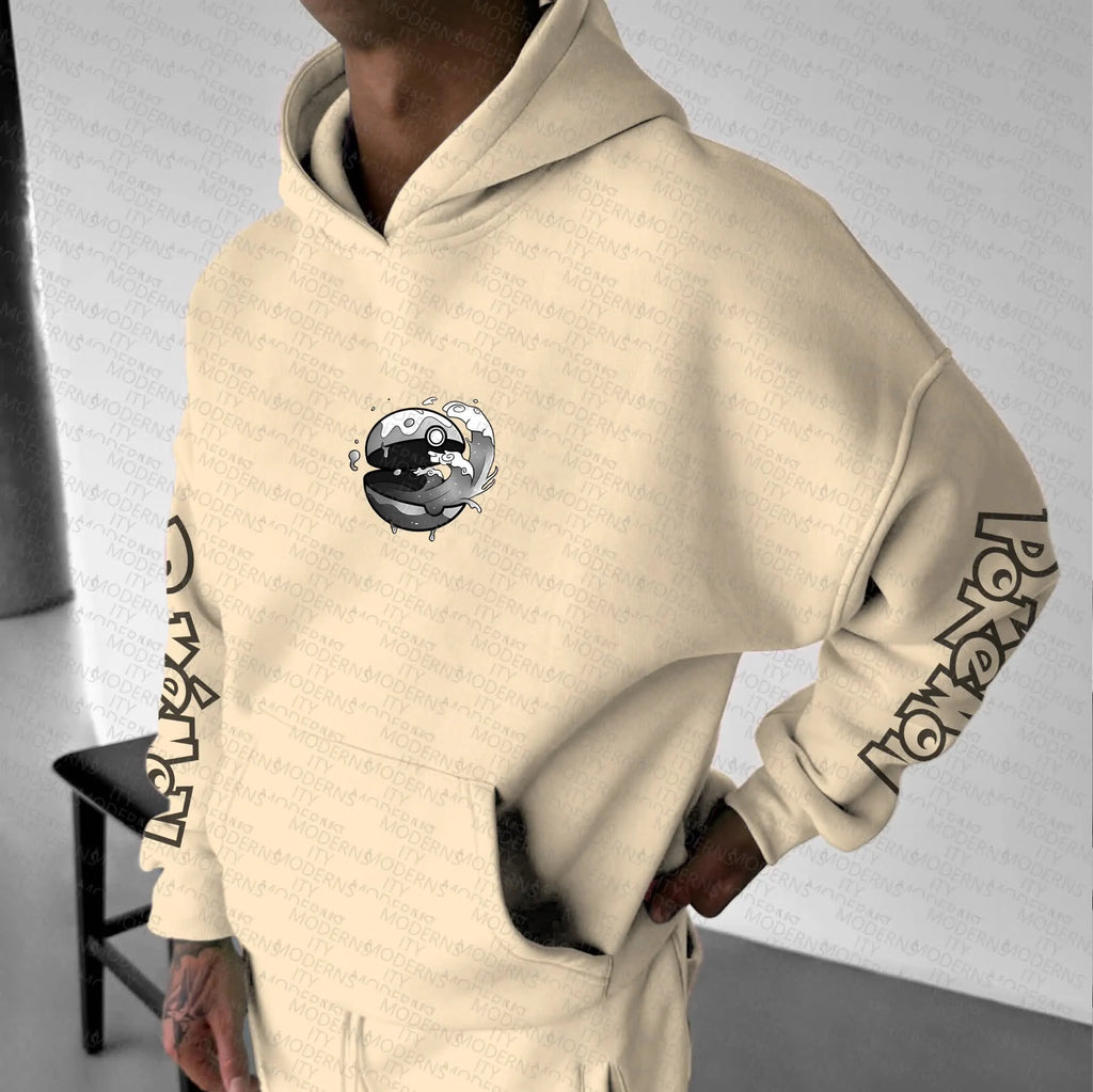 PKM-Unisex Anime Graphic Streetwear Vintage Hoodie