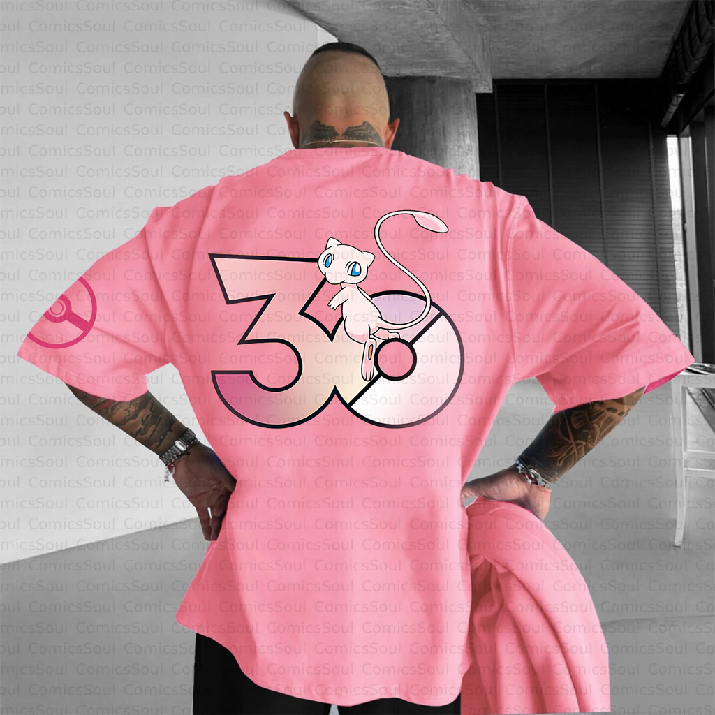 PKM-Unisex Anime Inspired Vintage T-Shirt
