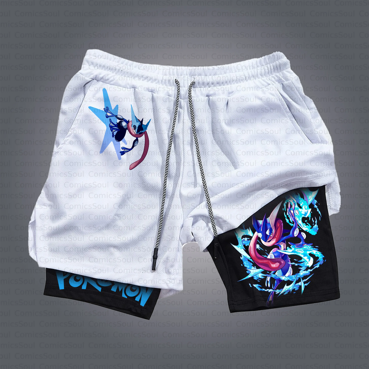 PKM-Unisex Casual Anime Style Shorts
