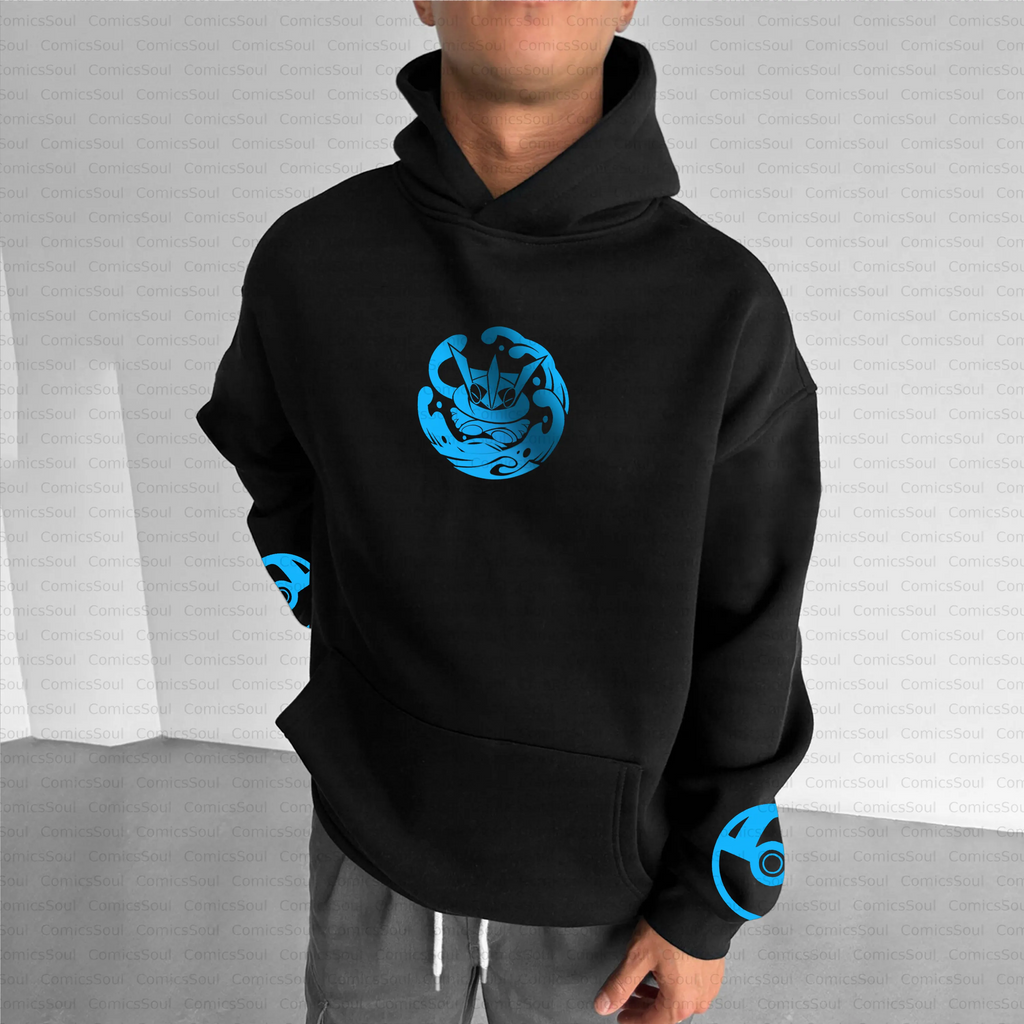 PKM-Unisex Anime Inspired Vintage Plush Hoodie