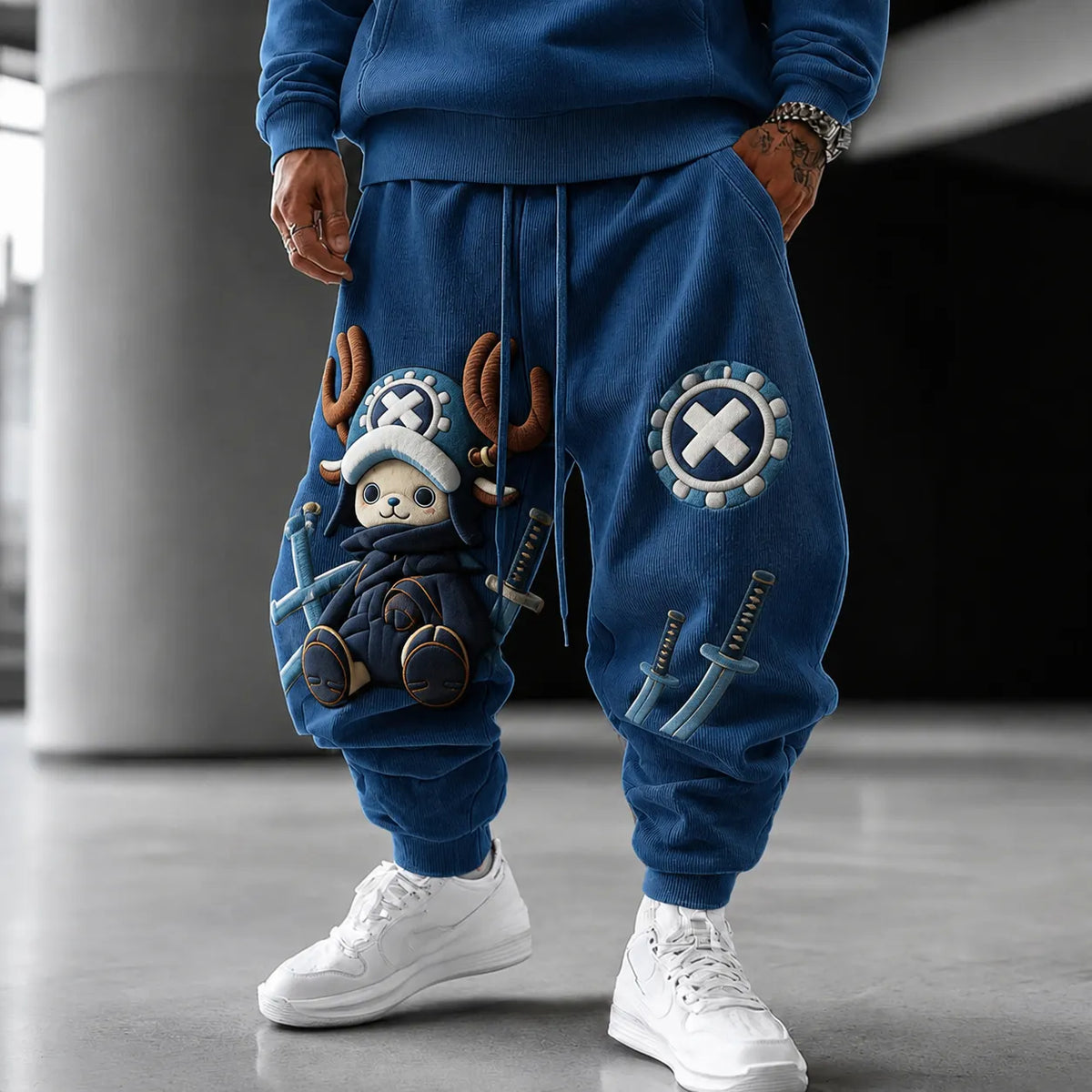 One Piece Unisex Anime-print Trousers