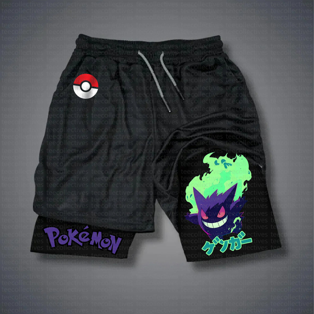 PKM-Unisex “Pokemon” Casual Streetwear Shorts