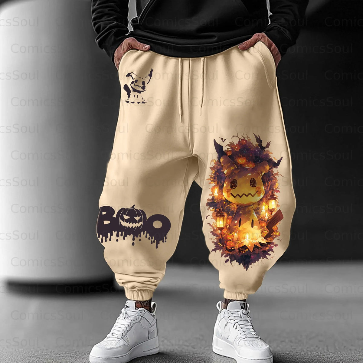 PKM-Unisex Halloween Anime Inspired Vintage Pants