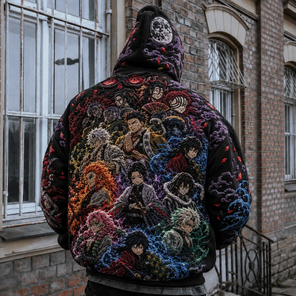 KNY Vintage Anime Print Hoodie