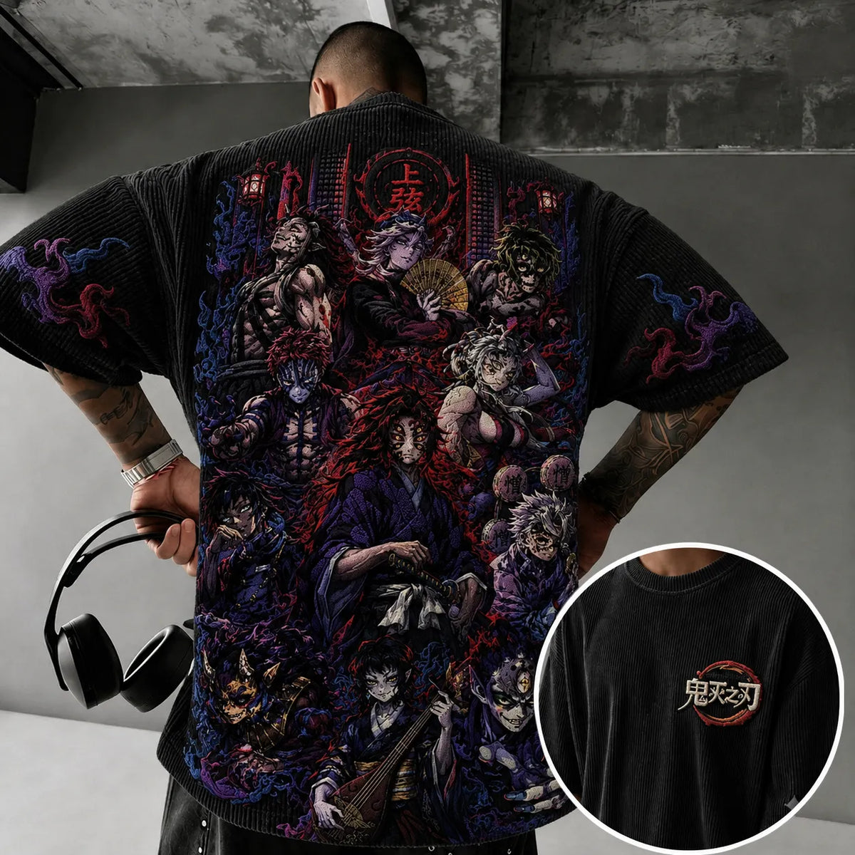 KNY Vintage Anime Print T-shirt