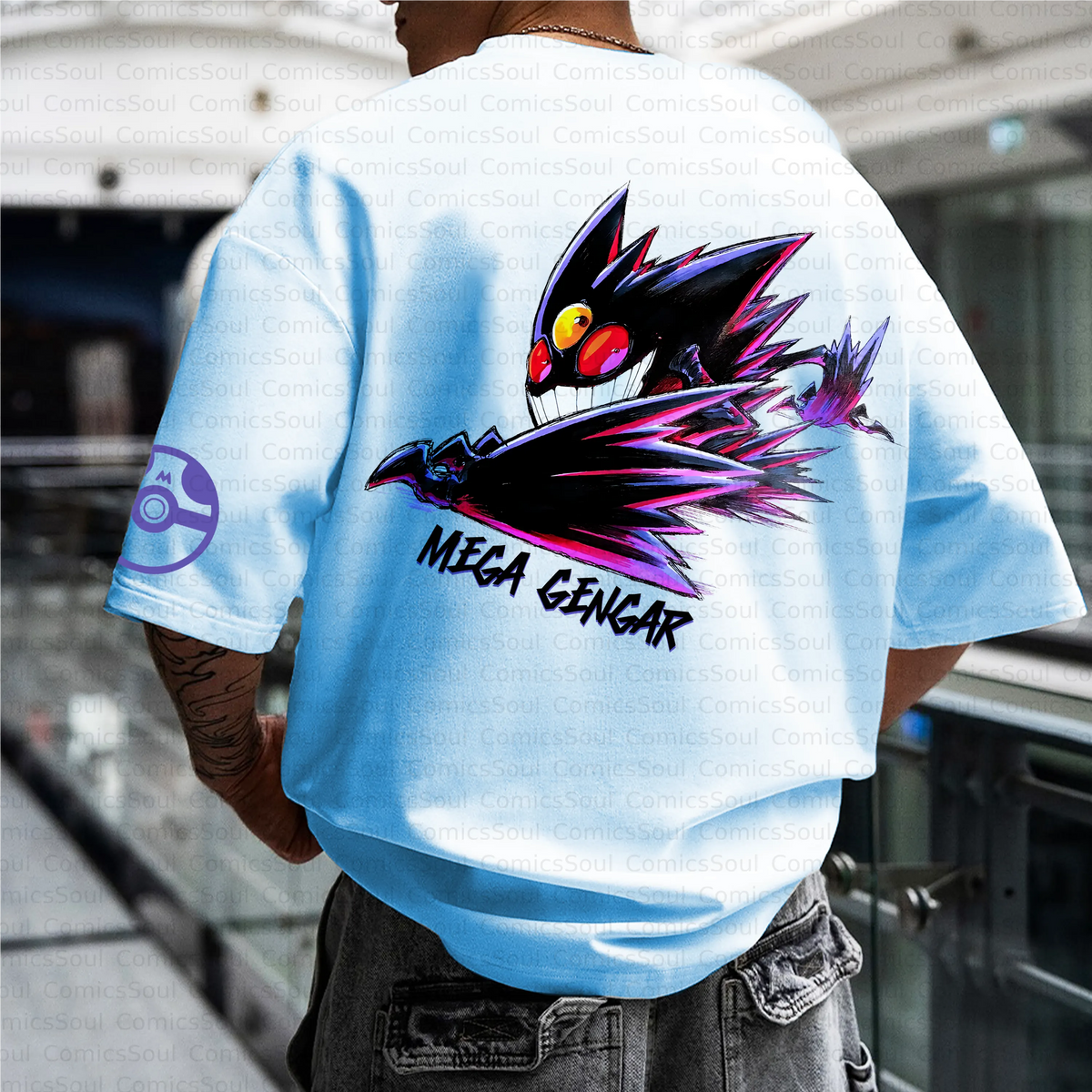 PKM-Unisex Anime Inspired Vintage T-Shirt