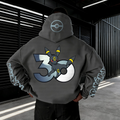 PKM-Unisex Anime Inspired Vintage Plush Hoodie