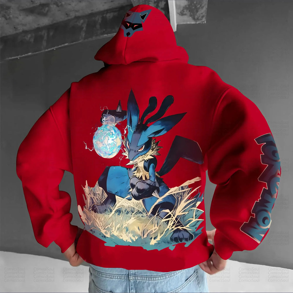 PKM-Unisex Anime Graphic Streetwear Vintage Hoodie