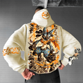 PKM-Unisex Anime Inspired Vintage Plush Hoodie