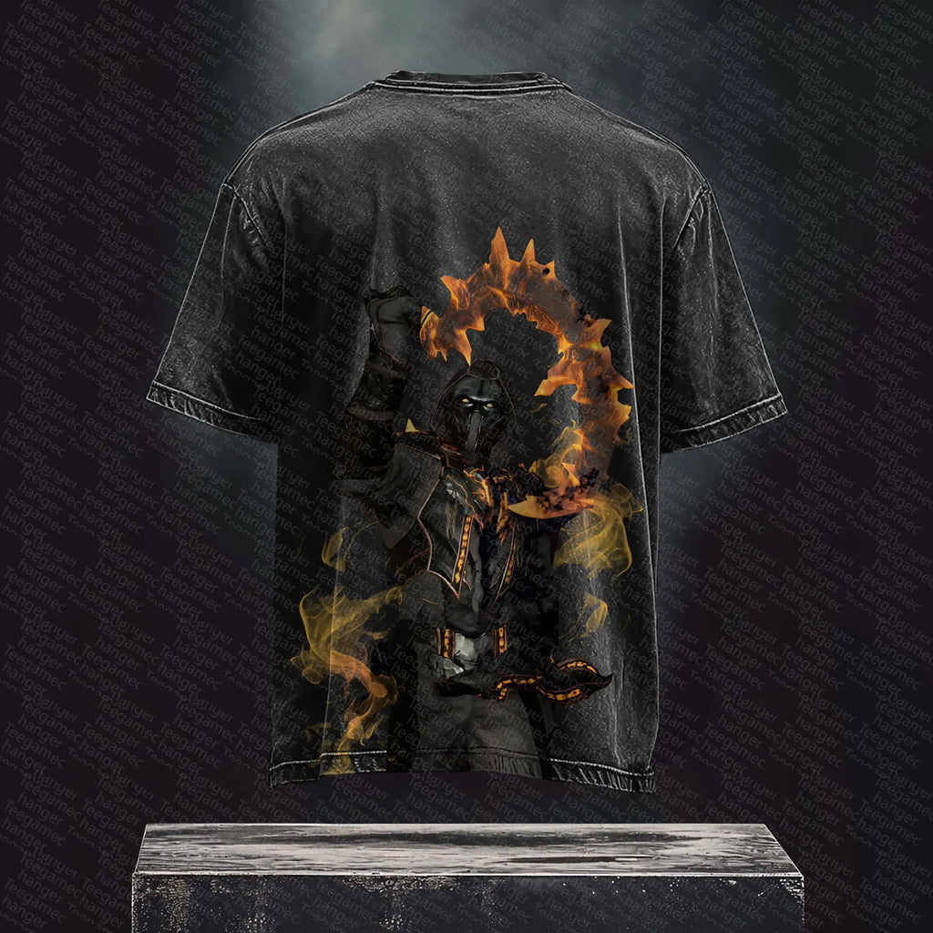 MK-Unisex  Inspired Vintage Washed T-Shirt