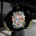 PKM-Unisex Anime Inspired Vintage Plush Hoodie