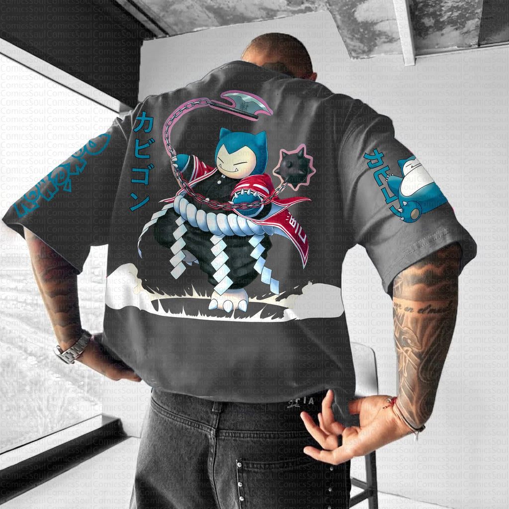 PKM-Unisex  Anime Inspired Vintage T-Shirt