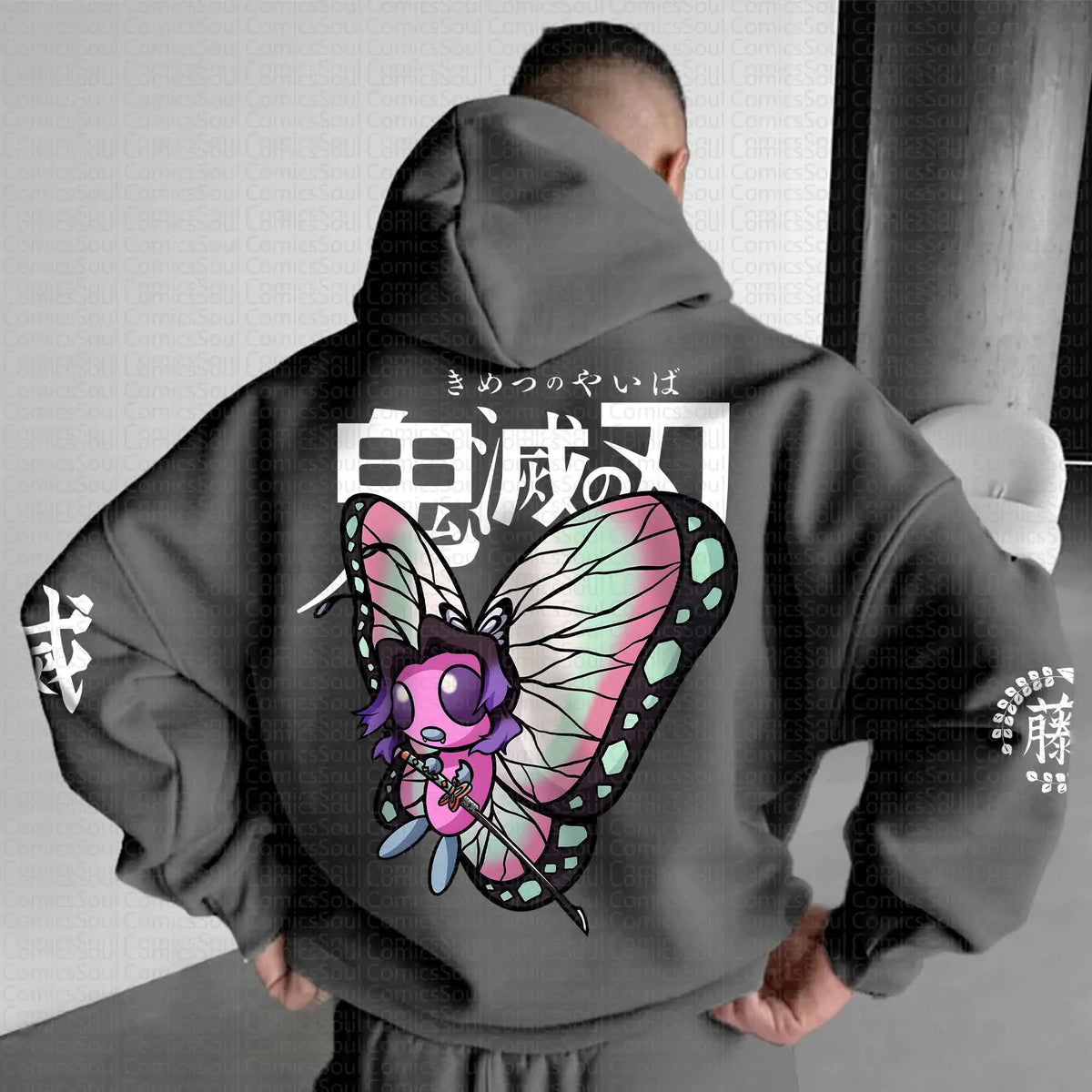PKM-Unisex Anime Graphic Streetwear Vintage Hoodie