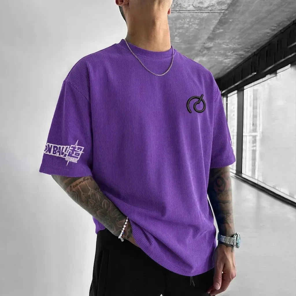 Dragon Ball Unisex Anime Inspired Vintage Corduroy T-Shirt