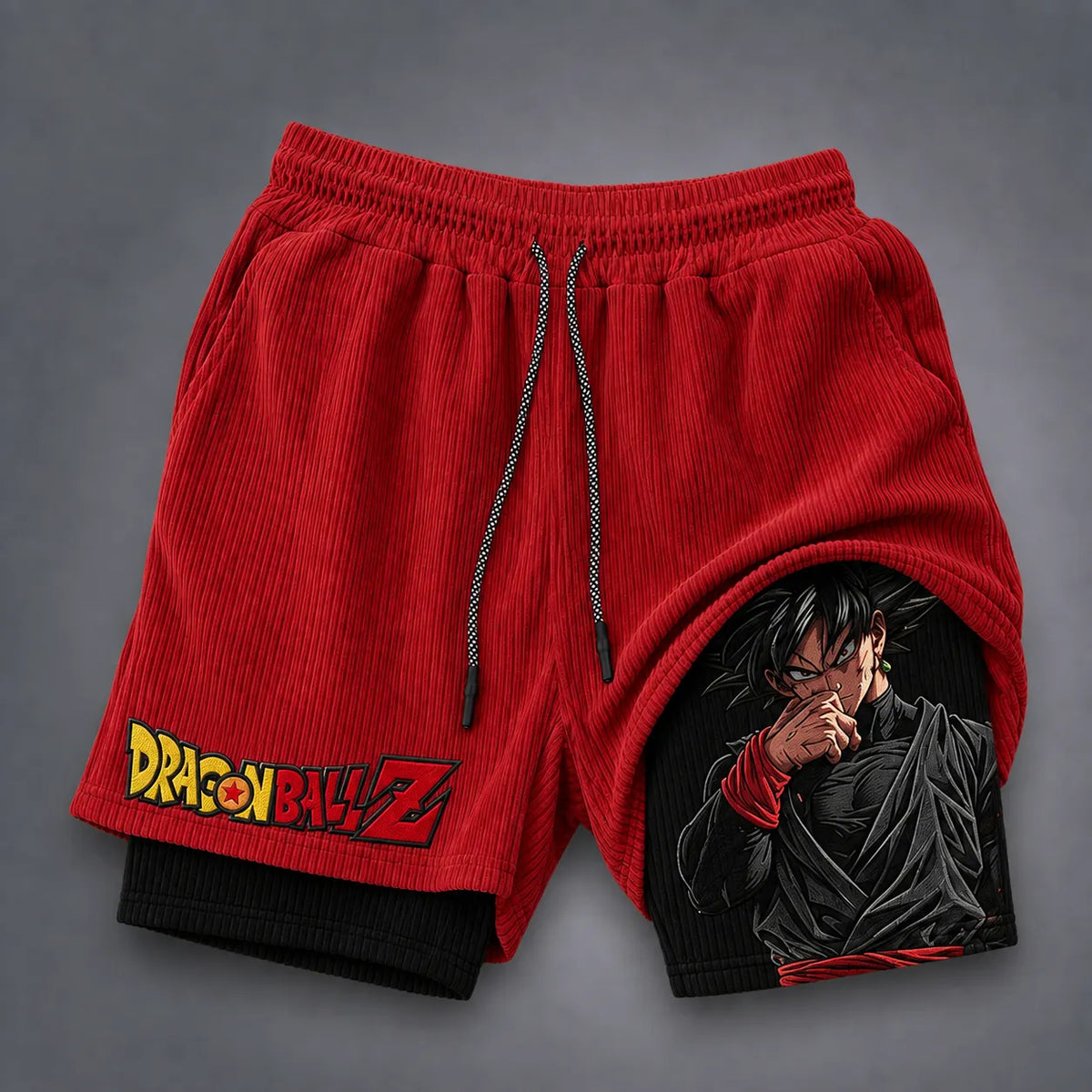 Dragon Ball Unisex Double-layer Shorts With Anime Print
