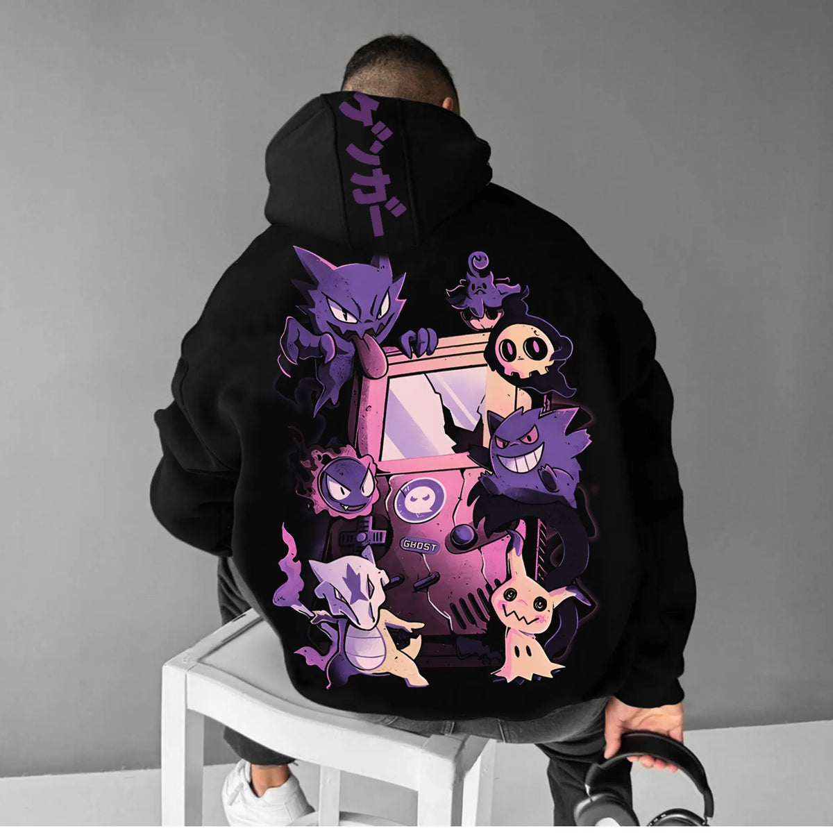 PKM-Unisex Anime Graphic Streetwear Vintage Hoodie