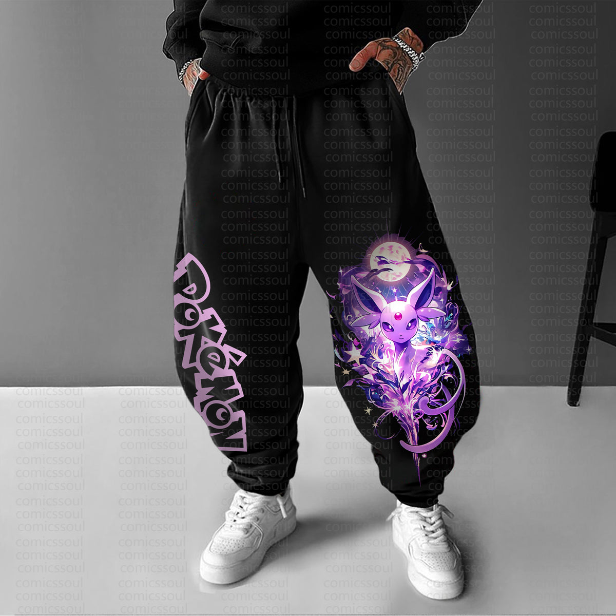 PKM-Unisex Anime Inspired Vintage Pants
