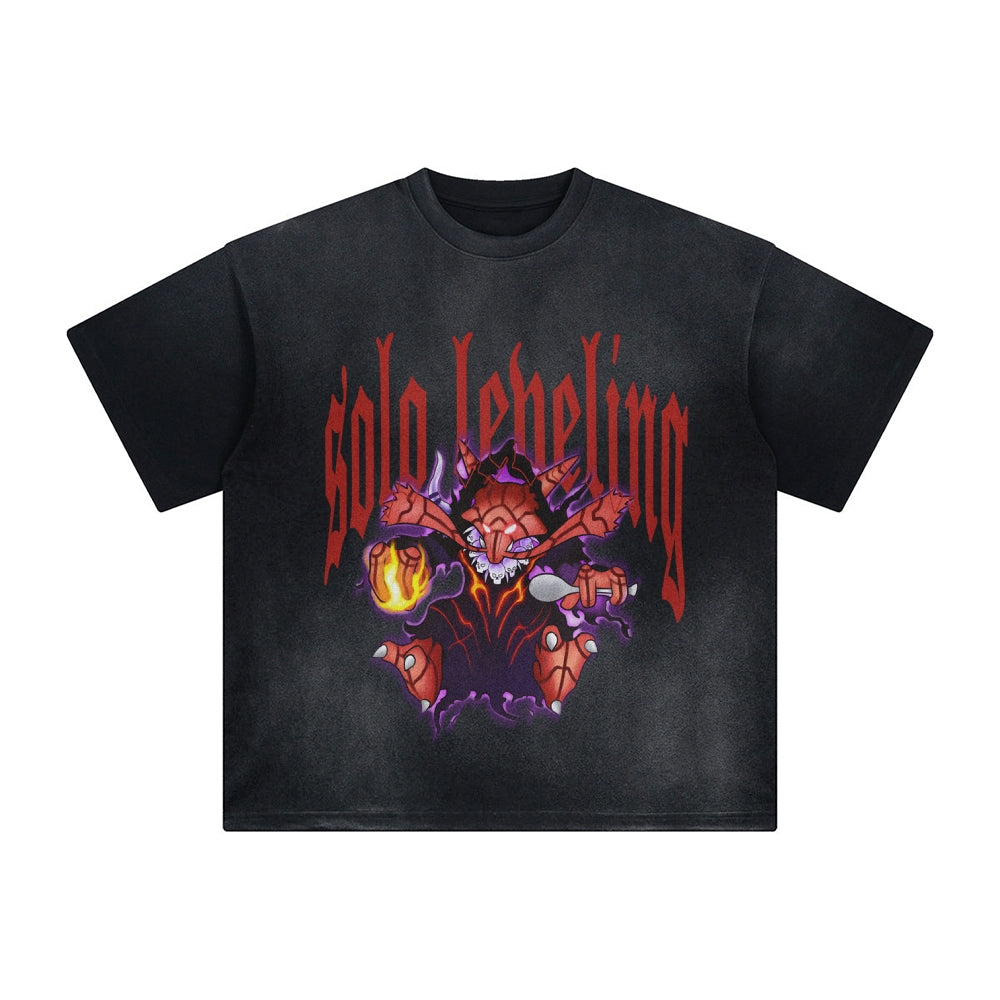 SL-Unisex Anime Inspired Vintage T-Shirt
