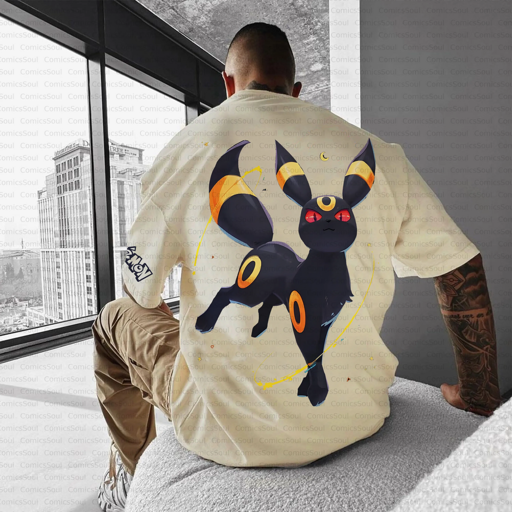 PKM-Unisex Anime Inspired Vintage T-Shirt
